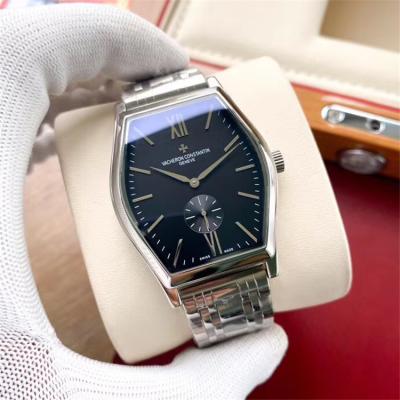 Replica Malte A21j Automatic Movement Mens Watch Black Dial Two Tone Rose Gold B E131