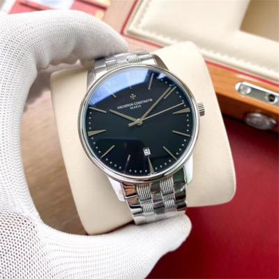 Replica Patrimony A21j Automatic Movement Mens Watch White Dial Two Tone Rose Gold E135