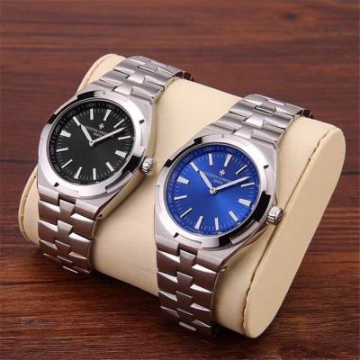 Replica Overseas A21j Automatic Movement Mens Watch Blue Dial Stainless Steel A E137