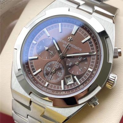 Replica Overseas A21j Automatic Movement Mens Watch Silver Dial Stainless Steel E138