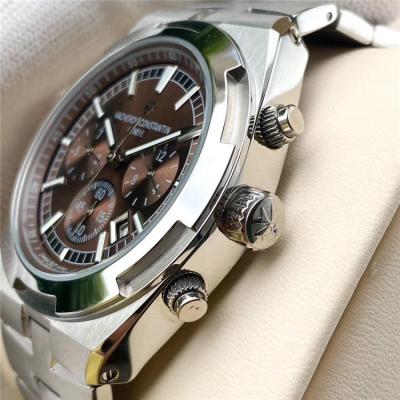 Replica Overseas A21j Automatic Movement Mens Watch Silver Dial Stainless Steel E138