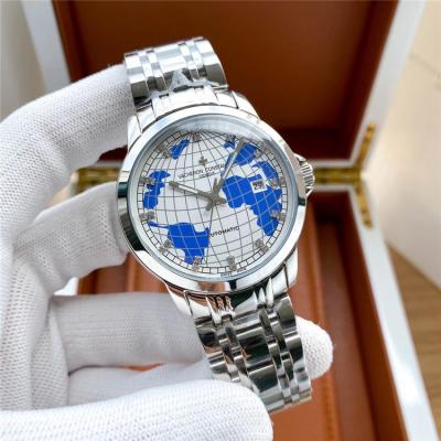 Replica Overseas A21j Automatic Movement Mens Watch Earth Dial Stainless Steel A E149