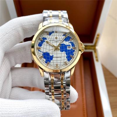 Replica Overseas A21j Automatic Movement Mens Watch Earth Dial Stainless Steel A E149