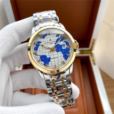 Replica Overseas A21j Automatic Movement Mens Watch Earth Dial Stainless Steel A E149