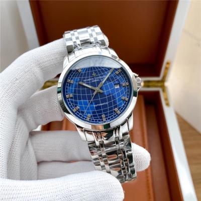 Replica Overseas A21j Automatic Movement Mens Watch Earth Dial Stainless Steel A E149