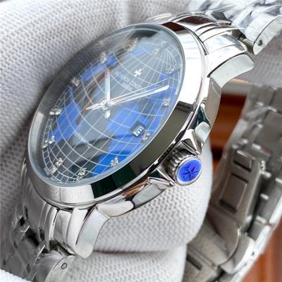 Replica Overseas A21j Automatic Movement Mens Watch Earth Dial Stainless Steel A E149