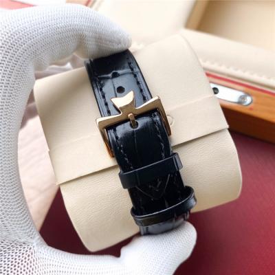 Replica Patrimony A21j Automatic Movement Mens Watch White Dial Leather Strap E150