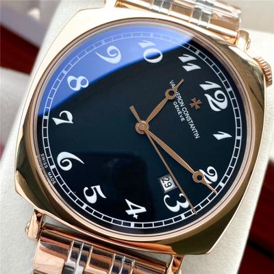 Replica Harmony A21j Automatic Movement Mens Watch White Dial Two Tone Rose Gold B E156