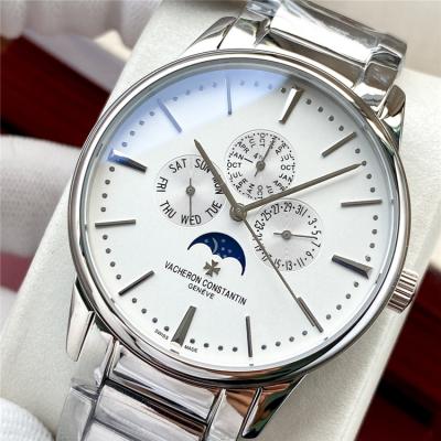 Replica Patrimony A21j Automatic Movement Mens Watch White Dial Stainless Steel B E157