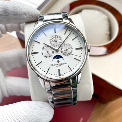 Replica Patrimony A21j Automatic Movement Mens Watch White Dial Stainless Steel B E157