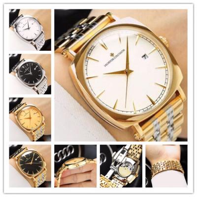 Harmony Japan Miyota 8215 Automatic Movement Mens Watch White Dial Two Tone Yellow Gold B G06