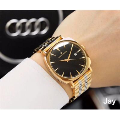 Harmony Japan Miyota 8215 Automatic Movement Mens Watch White Dial Two Tone Yellow Gold B G06