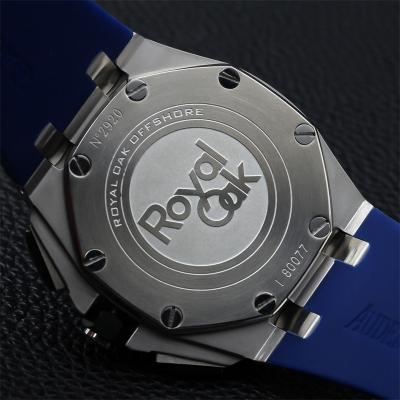 Z18A 26400 Royal Oak Offshore Miyota Quartz Chronograph D-Blue Dial Camouflage Rubber Stopwatch 12 Styles