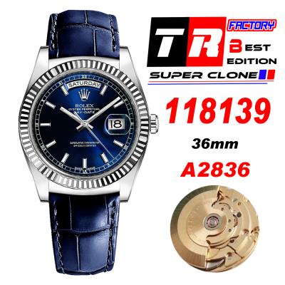 Day-Date 118139 36mm A2836 Automatic Mens Watch Be...