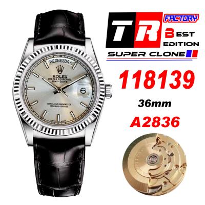 Day-Date 118139 36mm A2836 Automatic Mens Watch Be...