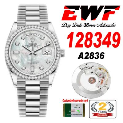 EWF DayDate 36 128349 A2836 Automatic Mens Watch  ...