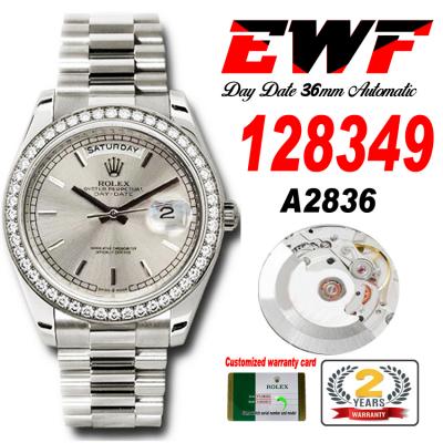 EWF DayDate 36 128349 A2836 Automatic Mens Watch  ...