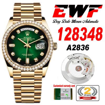 EWF DayDate 36 128348 A2836 Automatic Mens Watch Y...