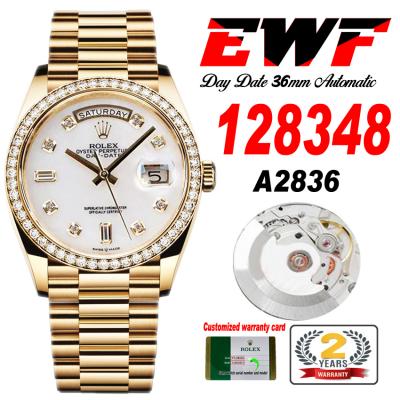 EWF DayDate 36 128348 A2836 Automatic Mens Watch Y...