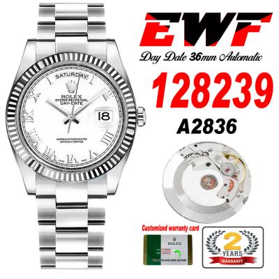 EWF DayDate 36 128349 A2836 Automatic Mens Watch F...