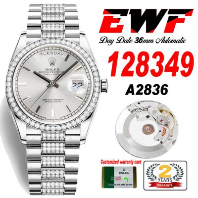 EWF DayDate 36 128349 A2836 Automatic Mens Watch S...