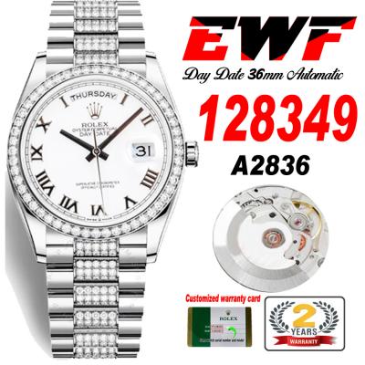 EWF DayDate 36 128349 A2836 Automatic Mens Watch W...