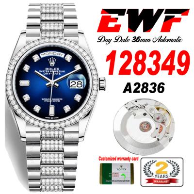 EWF DayDate 36 128349 A2836 Automatic Mens Watch B...