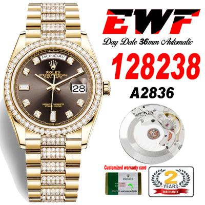 EWF DayDate 36 128349 A2836 Automatic Mens Watch Y...