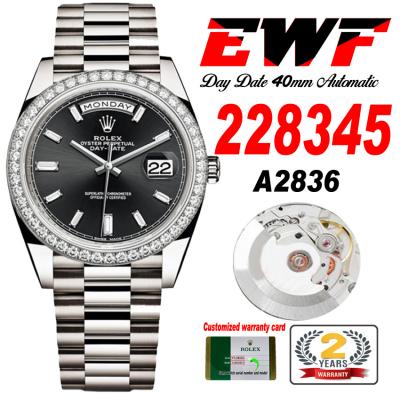 EWF DayDate 40 228345 A2836 Automatic Mens Watch D...