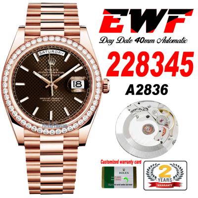 EWF DayDate 40 228345 A2836 Automatic Mens Watch R...