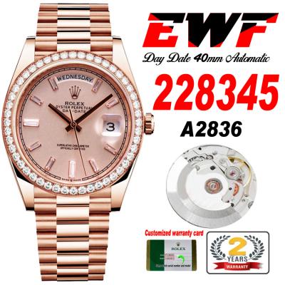 EWF DayDate 40 228345 A2836 Automatic Mens Watch R...