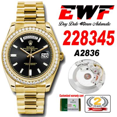 EWF DayDate 40 228345 A2836 Automatic Mens Watch Y...