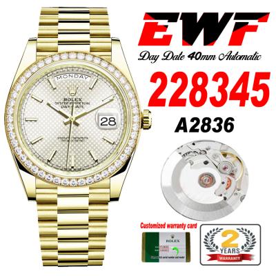 EWF DayDate 40 228345 A2836 Automatic Mens Watch Y...