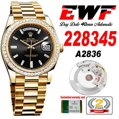 EWF DayDate 40 228345 A2836 Automatic Mens Watch Y...