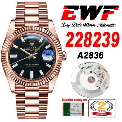 EWF DayDate 40 228235 A2836 Automatic Mens Watch R...