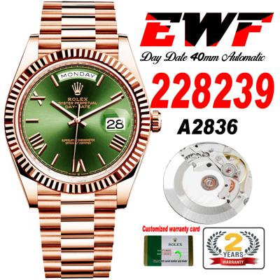 EWF DayDate 40 228235 A2836 Automatic Mens Watch R...