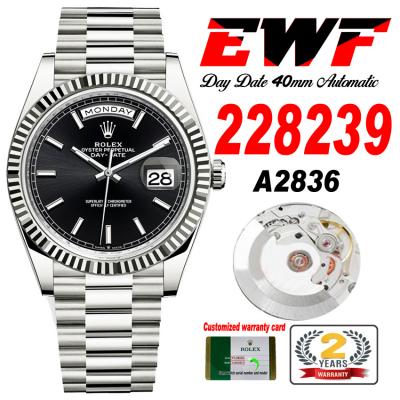 EWF DayDate 40 228239 A2836 Automatic Mens Watch B...