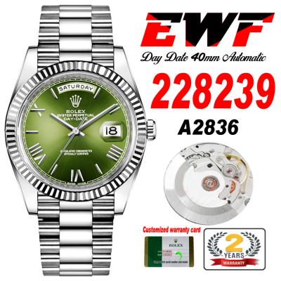 EWF DayDate 40 228239 A2836 Automatic Mens Watch G...