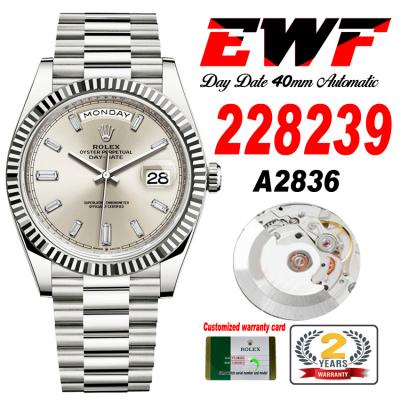 EWF DayDate 40 228239 A2836 Automatic Mens Watch S...