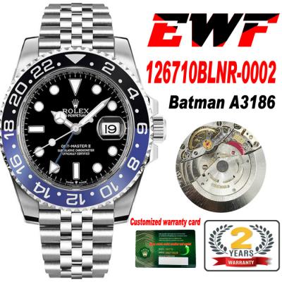 EWF GMT-Master II 126710  A3186 Automatic Mens Wat...