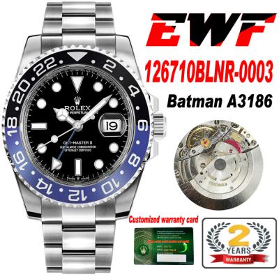 EWF GMT-Master II 126710 A3186 Automatic Mens Watc...