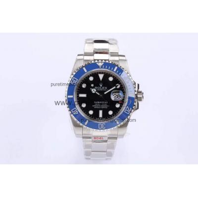 EWF Submariner 41 126613LB A3235 Automatic Mens Watch Blue Ceramic Bezel Black Dial 904L SS Oyster Bracelet Best Edition