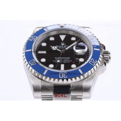 EWF Submariner 41 126613LB A3235 Automatic Mens Watch Blue Ceramic Bezel Black Dial 904L SS Oyster Bracelet Best Edition