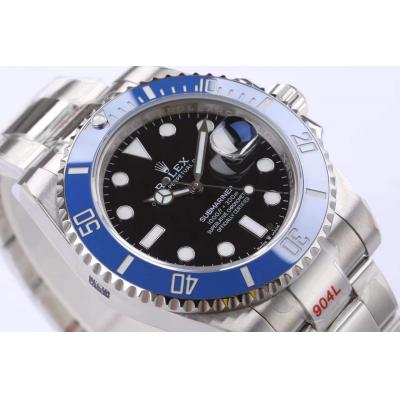 EWF Submariner 41 126613LB A3235 Automatic Mens Watch Blue Ceramic Bezel Black Dial 904L SS Oyster Bracelet Best Edition