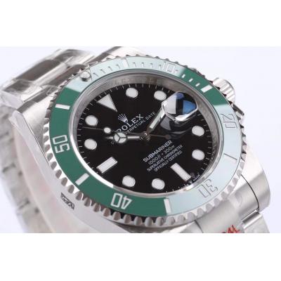 EWF Submariner 41 126610LV A3235 Automatic Mens Watch Green Ceramic Bezel Black Dial 904L SS Oyster Bracelet Best Editio