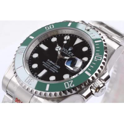 EWF Submariner 41 126610LV A3235 Automatic Mens Watch Green Ceramic Bezel Black Dial 904L SS Oyster Bracelet Best Editio