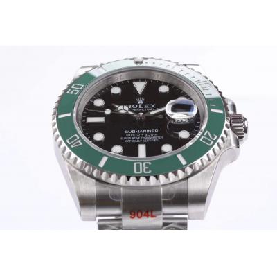 EWF Submariner 41 126610LV A3235 Automatic Mens Watch Green Ceramic Bezel Black Dial 904L SS Oyster Bracelet Best Editio