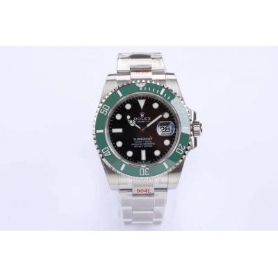 EWF Submariner 41 126610LV A3235 Automatic Mens Watch Green Ceramic Bezel Black Dial 904L SS Oyster Bracelet Best Editio