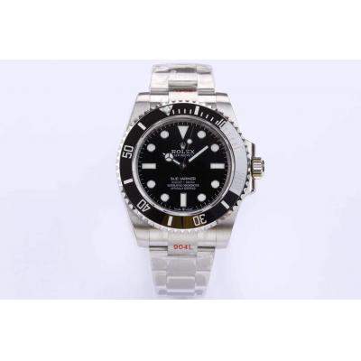 EWF Submariner 41 124060 A3130 Automatic Mens Watch Ceramic Bezel Black Dial 904L SS Oyster Bracelet Best Edition