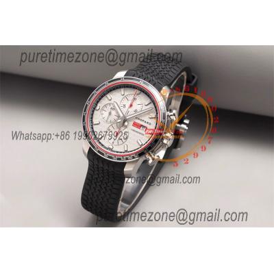 Mille Miglia 168571 SS V7F 1:1 Best Edition White Dial on Black Rubber Strap A7750 Automatic Chronograph Mens Watch